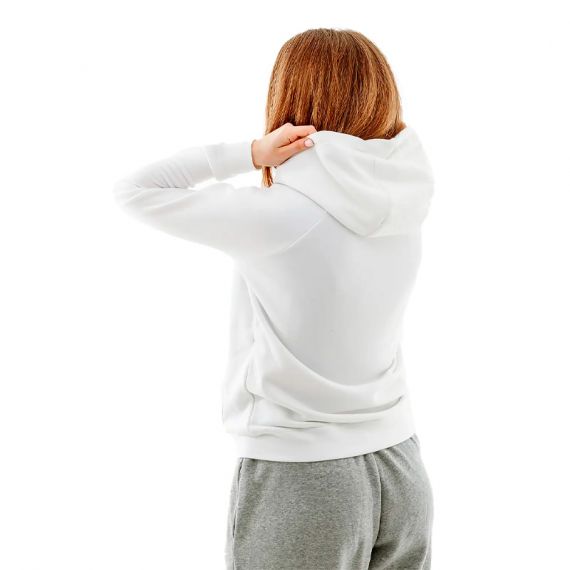 Толстовка Nike FLC PARK20 PO HOODIE CW6957-101, Цвет: белый, Размер производителя: М, изображение 2 Толстовка Nike FLC PARK20 PO HOODIE CW6957-101, Цвет: белый, Размер производителя: М, изображение 2