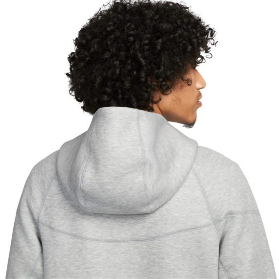 Толстовка Nike M NK TCH FLC FZ WR HOODIE FB7921-063, Колір: світло-сірий, Розмір виробника: XL, зображення 5 Толстовка Nike M NK TCH FLC FZ WR HOODIE FB7921-063, Колір: світло-сірий, Розмір виробника: XL, зображення 5