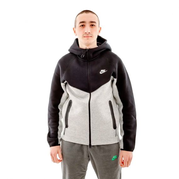Толстовка Nike Sportswear Tech Fleece Windrunner Full-Zip Hoodie FB7921-064, Колір: сірий, Розмір виробника: XL
