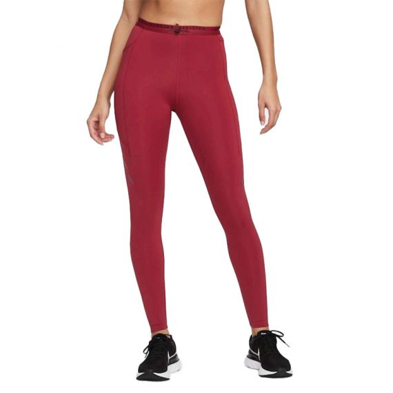Лосини Nike W NK DF RUN DVN MR TGHT DM7749-690, Колір: червоний, Розмір виробника: L