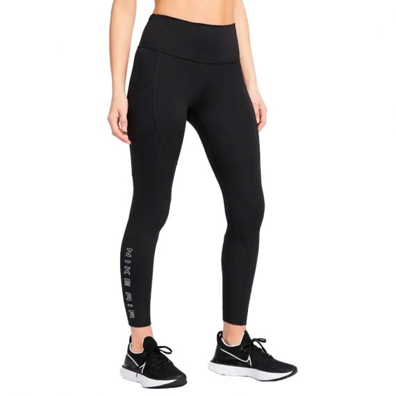 Лосини Nike W NK DF AIR MR 7/8 TGHT DX0215-010, Колір: чорний, Розмір виробника: L