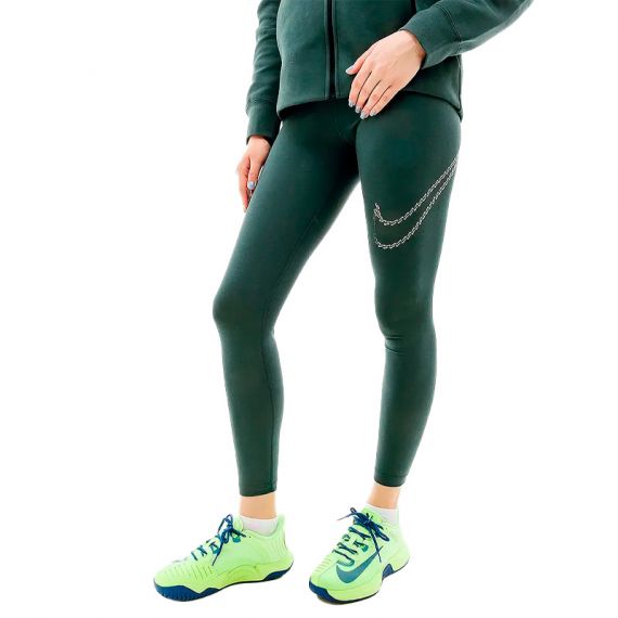 Лосини Nike NS PE SHINE HR TGHT FB8766-328, Колір: зелений, Розмір виробника: L