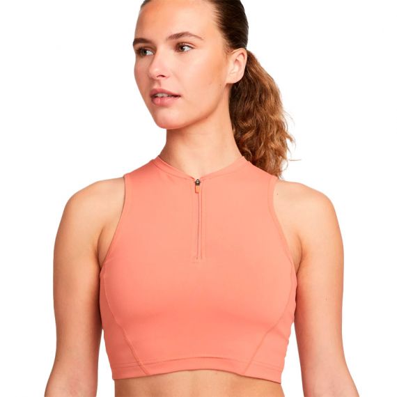 Топ женский Nike W NP DF SSNL CROP TANK - FF DM6952-824, Цвет: оранжевый, Размер производителя: М, изображение 4 Топ женский Nike W NP DF SSNL CROP TANK - FF DM6952-824, Цвет: оранжевый, Размер производителя: М, изображение 4