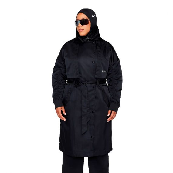 Куртка жіноча Nike TRENCH SU FB4521-010, Колір: чорний, Розмір виробника: L