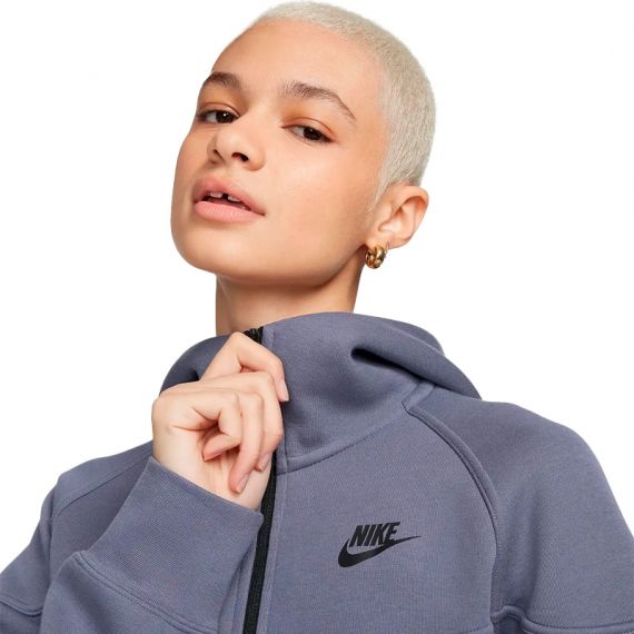 Толстовка Nike Sportswear Tech Fleece Windrunner WomenS Full-Zip Hoodie FB8338-003, Колір: темно-синій, Розмір виробника: L, зображення 2 Толстовка Nike Sportswear Tech Fleece Windrunner WomenS Full-Zip Hoodie FB8338-003, Колір: темно-синій, Розмір виробника: L, зображення 2