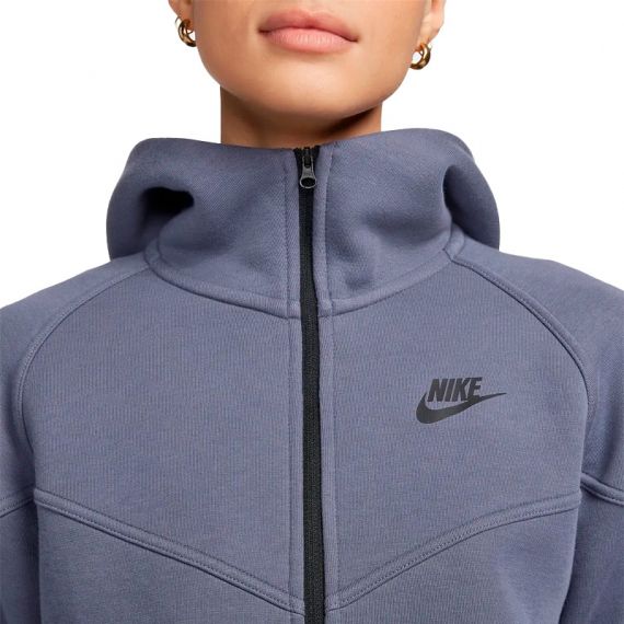 Толстовка Nike Sportswear Tech Fleece Windrunner WomenS Full-Zip Hoodie FB8338-003, Колір: темно-синій, Розмір виробника: L, зображення 4 Толстовка Nike Sportswear Tech Fleece Windrunner WomenS Full-Zip Hoodie FB8338-003, Колір: темно-синій, Розмір виробника: L, зображення 4