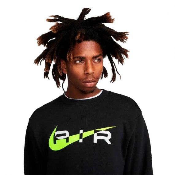 Толстовка Nike S AIR CRE FLC BB FN7692-011, Колір: чорний, Розмір виробника: 2XL, зображення 3