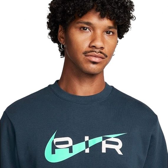 Толстовка Nike S AIR CRE FLC BB FN7692-410, Цвет: темно-синий, Размер производителя: S, изображение 3 Толстовка Nike S AIR CRE FLC BB FN7692-410, Цвет: темно-синий, Размер производителя: S, изображение 3
