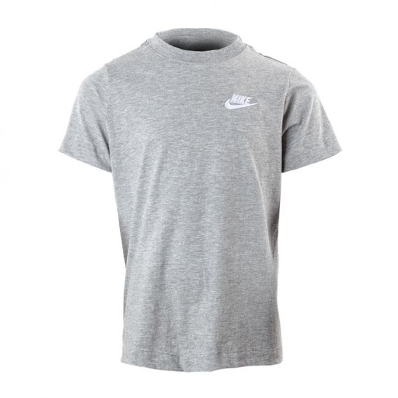 Футболка Nike K NSW TEE EMB FUTURA AR5254-063, Колір: сірий, Розмір виробника: 128-137