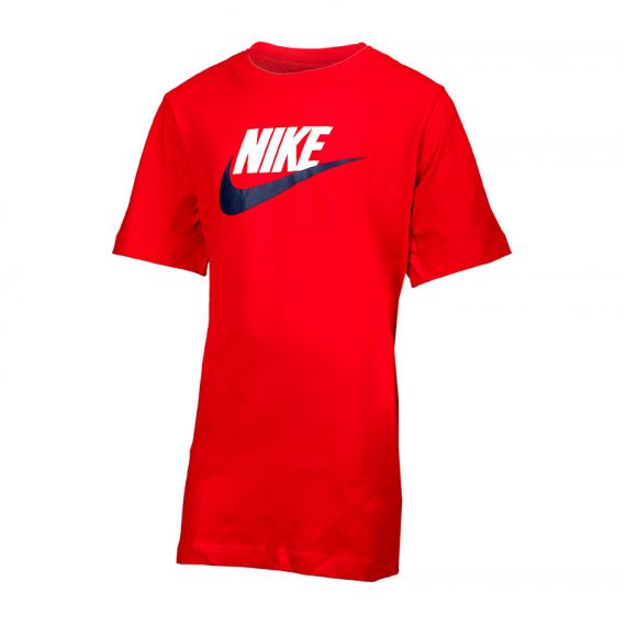 Футболка Nike K NSW TEE FUTURA ICON TD AR5252-659, Колір: червоний, Розмір виробника: 98-104