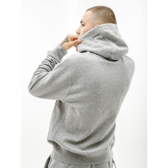Толстовка Nike M NSW CLUB HOODIE PO BB GX BV2973-063, Цвет: серый, Размер производителя: М, изображение 2 Толстовка Nike M NSW CLUB HOODIE PO BB GX BV2973-063, Цвет: серый, Размер производителя: М, изображение 2
