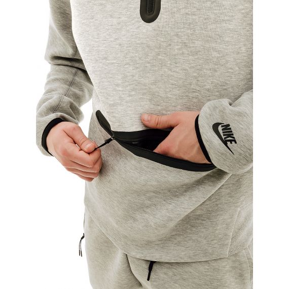 Реглан Nike M NK TCH FLC HZ TOP FB7998-063, Цвет: серый, Размер производителя: L, изображение 3 Реглан Nike M NK TCH FLC HZ TOP FB7998-063, Цвет: серый, Размер производителя: L, изображение 3