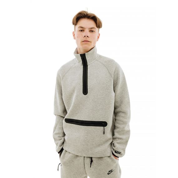 Реглан Nike M NK TCH FLC HZ TOP FB7998-063, Колір: сірий, Розмір виробника: L