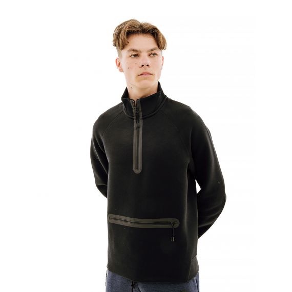 Реглан Nike M NK TCH FLC HZ TOP FB7998-010, Колір: чорний, Розмір виробника: XL