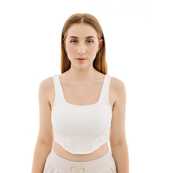 Топ Nike NS CORSET BRA FB4129-133, Колір: білий, Розмір виробника: М