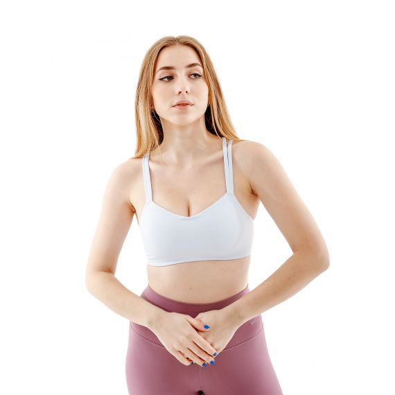 Топ Nike DF ALATE TRACE BRA DO6608-423, Колір: білий, Розмір виробника: S
