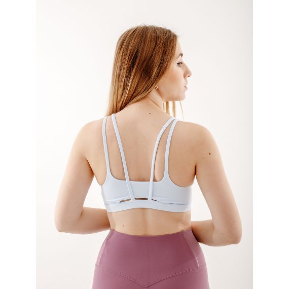 Топ Nike DF ALATE TRACE BRA DO6608-423, Колір: білий, Розмір виробника: М, зображення 2 Топ Nike DF ALATE TRACE BRA DO6608-423, Колір: білий, Розмір виробника: М, зображення 2