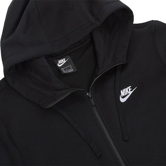 Толстовка Nike M NSW CLUB HOODIE FZ BB BV2645-010, Цвет: черный, Размер производителя: S, изображение 3 Толстовка Nike M NSW CLUB HOODIE FZ BB BV2645-010, Цвет: черный, Размер производителя: S, изображение 3