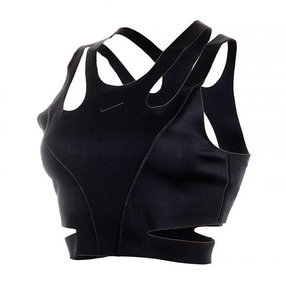 Топ Nike W NK FM DF BRA 24 FQ2640-010, Колір: чорний, Розмір виробника: XS