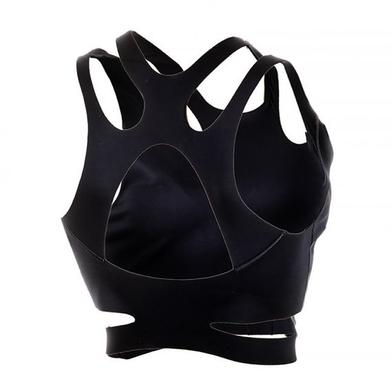 Топ Nike W NK FM DF BRA 24 FQ2640-010, Цвет: черный, Размер производителя: XS, изображение 2 Топ Nike W NK FM DF BRA 24 FQ2640-010, Цвет: черный, Размер производителя: XS, изображение 2