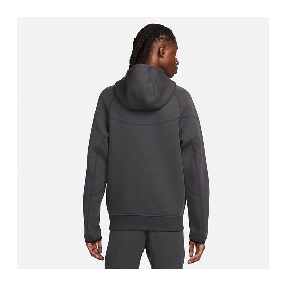 Толстовка Nike M NK TCH FLC FZ WR HOODIE FB7921-060, Колір: темно-сірий, Розмір виробника: L, зображення 2 Толстовка Nike M NK TCH FLC FZ WR HOODIE FB7921-060, Колір: темно-сірий, Розмір виробника: L, зображення 2