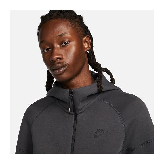 Толстовка Nike M NK TCH FLC FZ WR HOODIE FB7921-060, Колір: темно-сірий, Розмір виробника: L, зображення 3 Толстовка Nike M NK TCH FLC FZ WR HOODIE FB7921-060, Колір: темно-сірий, Розмір виробника: L, зображення 3