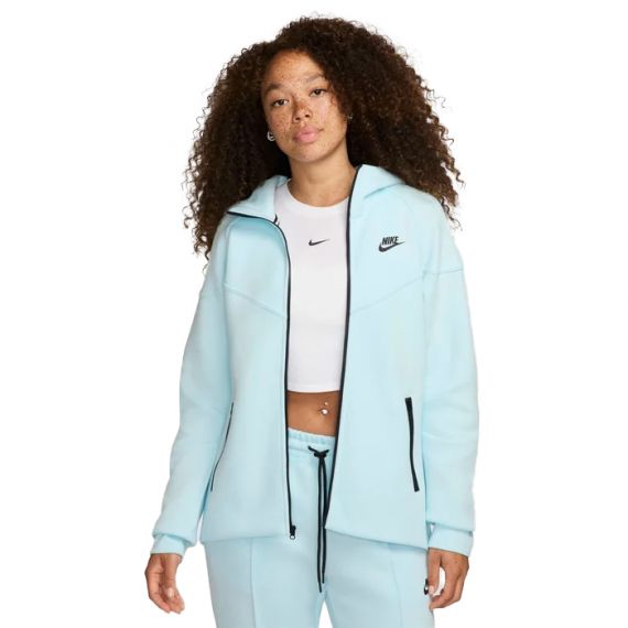 Толстовка Nike Sportswear Tech Fleece Windrunner WomenS Full-Zip Hoodie FB8338-474, Колір: блакитний, Розмір виробника: М