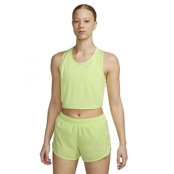 Топ для бігу Nike Dri-FIT Race DD5921-736, Колір: салатовий, Розмір виробника: XS