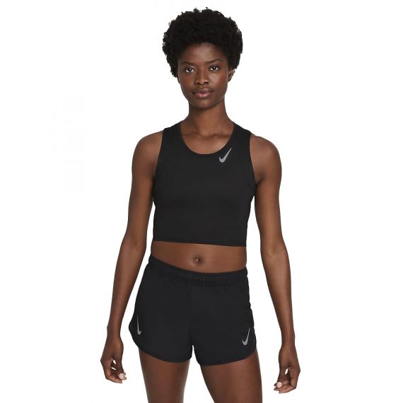 Топ для бігу Nike Dri-FIT Race DD5921-010, Колір: чорний, Розмір виробника: L