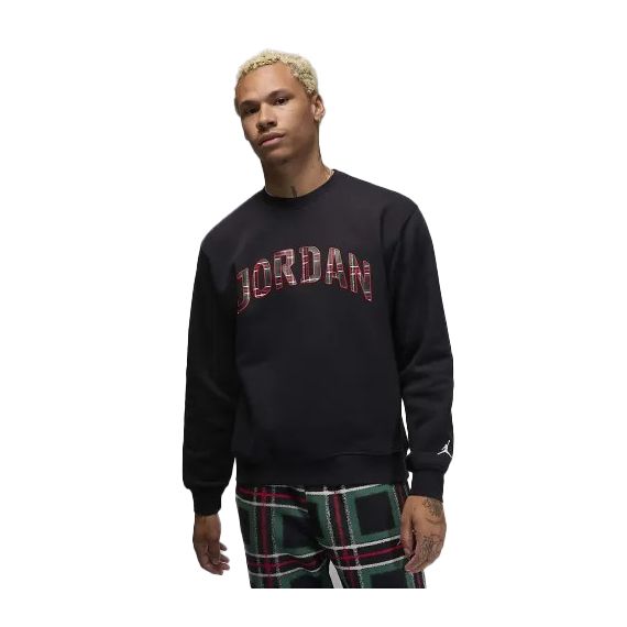 Толстовка Nike Jordan Essential HLD FLC Crew FV7460-010, Колір: чорний, Розмір виробника: L