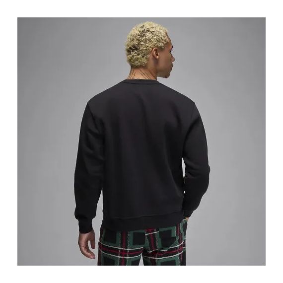 Толстовка Nike Jordan Essential HLD FLC Crew FV7460-010, Колір: чорний, Розмір виробника: S, зображення 2 Толстовка Nike Jordan Essential HLD FLC Crew FV7460-010, Колір: чорний, Розмір виробника: S, зображення 2