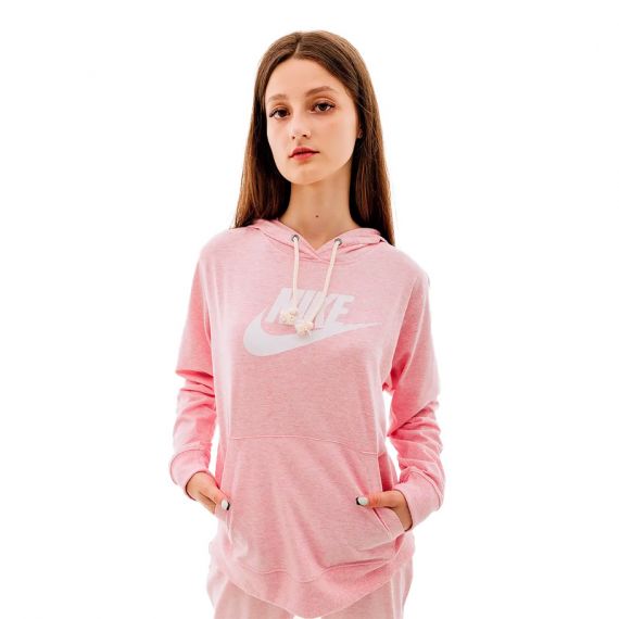 Худі Nike W NSW GYM VNTG GFX EASY PO HD DM6388-690, Колір: рожевий, Розмір виробника: S