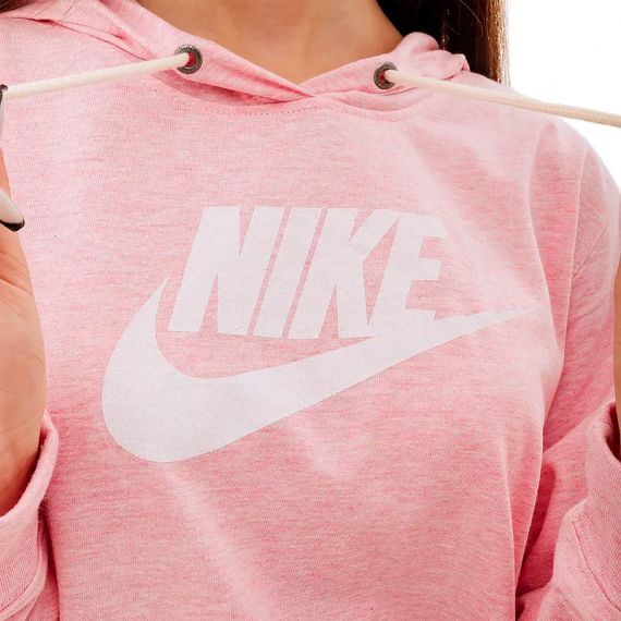 Худі Nike W NSW GYM VNTG GFX EASY PO HD DM6388-690, Колір: рожевий, Розмір виробника: L, зображення 3 Худі Nike W NSW GYM VNTG GFX EASY PO HD DM6388-690, Колір: рожевий, Розмір виробника: L, зображення 3