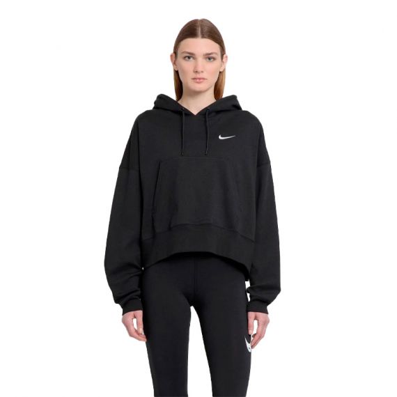 Худі Nike W NSW JRSY OS PO HOODIE DM6417-010, Колір: чорний, Розмір виробника: L