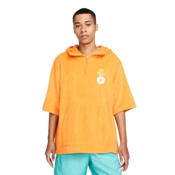Худі Nike M NSW HBR-S SS TOP DM5062-886, Колір: помаранчевий, Розмір виробника: L