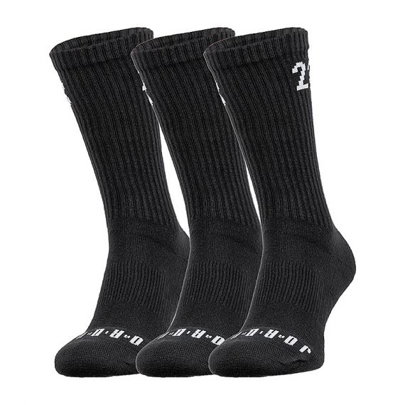 Шкарпетки Nike U J ESSENTIAL CREW 3PR - 144 DA5718-010, Колір: чорний, Розмір: 38-42