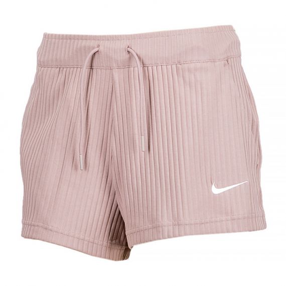 Шорти Nike W NSW RIB JRSY SHORT DV7862-272, Колір: бежевий, Розмір виробника: М, зображення 2 Шорти Nike W NSW RIB JRSY SHORT DV7862-272, Колір: бежевий, Розмір виробника: М, зображення 2