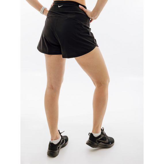 Шорты Nike W NK BLISS DF HR 3IN BR SHORT DX6018-010, Цвет: черный, Размер производителя: S, изображение 3 Шорты Nike W NK BLISS DF HR 3IN BR SHORT DX6018-010, Цвет: черный, Размер производителя: S, изображение 3