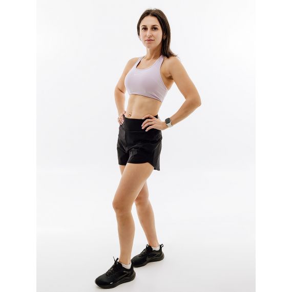 Шорты Nike W NK BLISS DF HR 3IN BR SHORT DX6018-010, Цвет: черный, Размер производителя: S, изображение 4 Шорты Nike W NK BLISS DF HR 3IN BR SHORT DX6018-010, Цвет: черный, Размер производителя: S, изображение 4
