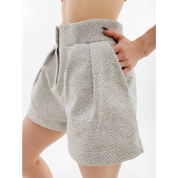 Шорти Nike W NSW TP HR SHRT NKFWD DX6517-084, Колір: світло-сірий, Розмір виробника: XS, зображення 3 Шорти Nike W NSW TP HR SHRT NKFWD DX6517-084, Колір: світло-сірий, Розмір виробника: XS, зображення 3