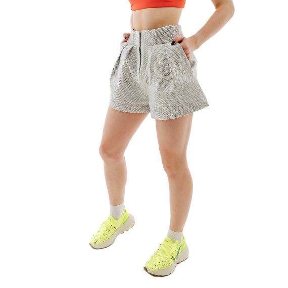 Шорти Nike W NSW TP HR SHRT NKFWD DX6517-084, Колір: світло-сірий, Розмір виробника: L