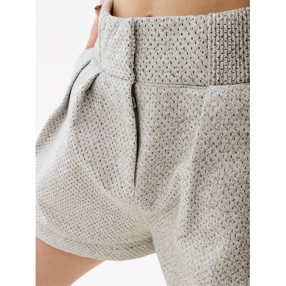 Шорти Nike W NSW TP HR SHRT NKFWD DX6517-084, Колір: світло-сірий, Розмір виробника: XS, зображення 4 Шорти Nike W NSW TP HR SHRT NKFWD DX6517-084, Колір: світло-сірий, Розмір виробника: XS, зображення 4