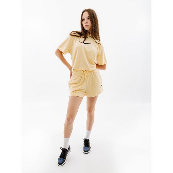 Шорты Nike W NSW TRRY SHORT MS FJ4899-294, Цвет: желтый, Размер производителя: S, изображение 4 Шорты Nike W NSW TRRY SHORT MS FJ4899-294, Цвет: желтый, Размер производителя: S, изображение 4
