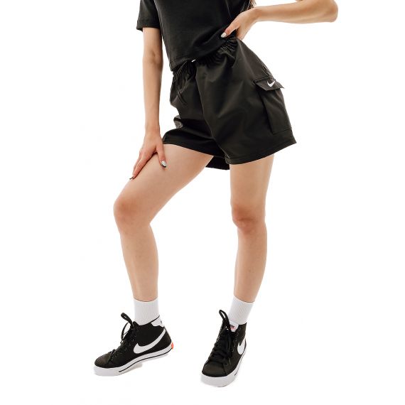 Шорти Nike W NSW SWSH SHORT WVN SU FJ4887-010, Колір: чорний, Розмір виробника: XS