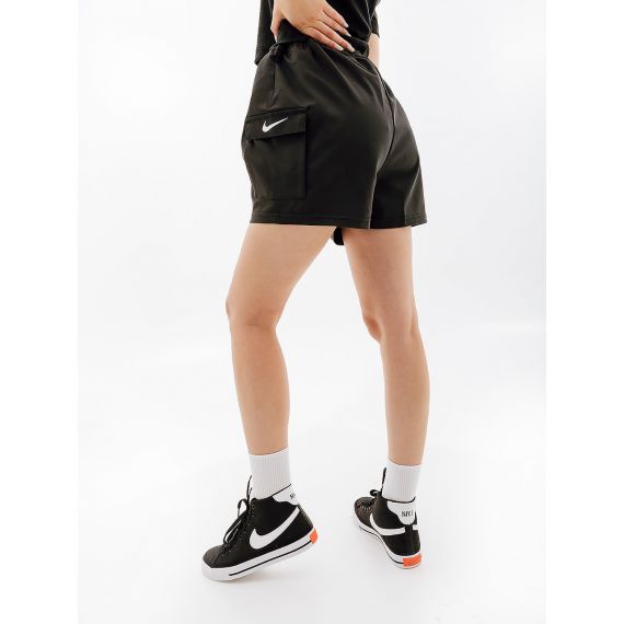 Шорты Nike W NSW SWSH SHORT WVN SU FJ4887-010, Цвет: черный, Размер производителя: L, изображение 4 Шорты Nike W NSW SWSH SHORT WVN SU FJ4887-010, Цвет: черный, Размер производителя: L, изображение 4