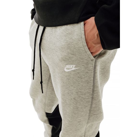 Штаны Nike M NK TCH FLC JGGR FB8002-064, Цвет: серый, Размер производителя: L, изображение 4 Штаны Nike M NK TCH FLC JGGR FB8002-064, Цвет: серый, Размер производителя: L, изображение 4