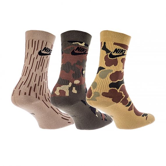 Шкарпетки Nike U NK EVERYDAY ESSENTIAL CREW DH3414-903, Колір: коричневий, Розмір: 38-42, зображення 2 Шкарпетки Nike U NK EVERYDAY ESSENTIAL CREW DH3414-903, Колір: коричневий, Розмір: 38-42, зображення 2