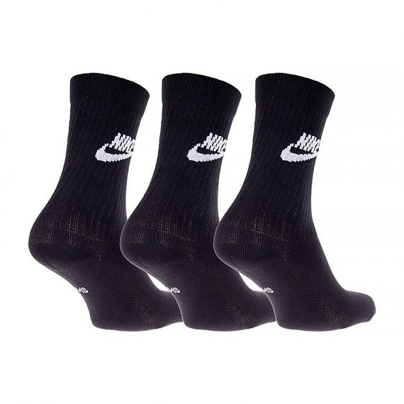 Шкарпетки Nike U NK NSW EVERYDAY ESSENTIAL CR DX5025-010, Колір: чорний, Розмір: 42-46, зображення 2 Шкарпетки Nike U NK NSW EVERYDAY ESSENTIAL CR DX5025-010, Колір: чорний, Розмір: 42-46, зображення 2