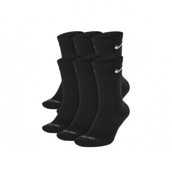 Носки Nike U NK ED PLS CSH CRW 6PR - 132 SX6897-010, Цвет: черный, Размер: 42-46, изображение 3 Носки Nike U NK ED PLS CSH CRW 6PR - 132 SX6897-010, Цвет: черный, Размер: 42-46, изображение 3