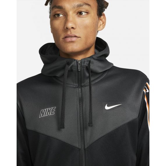 Кофта Nike M NSW REPEAT SW PK FZ HOODY DX2025-010, Колір: чорний, Розмір виробника: XL, зображення 3
